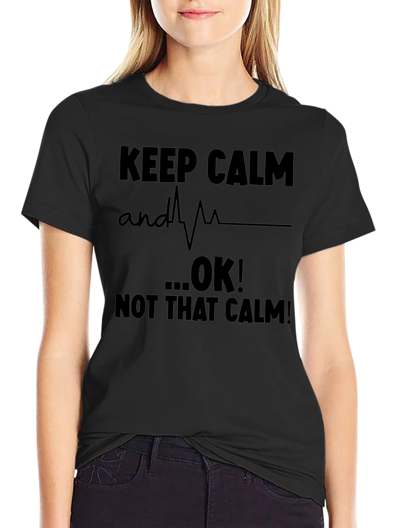 Keep Calm...OK! Mens Graphic T-Shirt