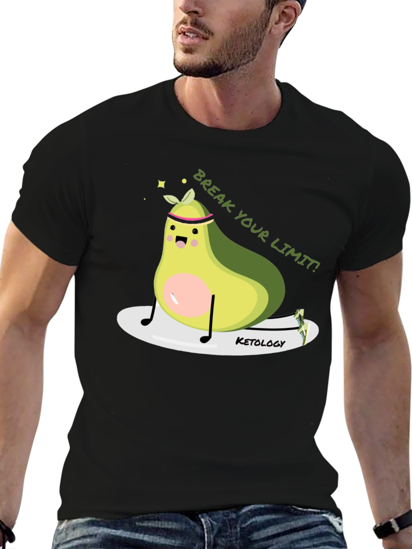 Avocado Gym T-Shirt - Break Your Limit!