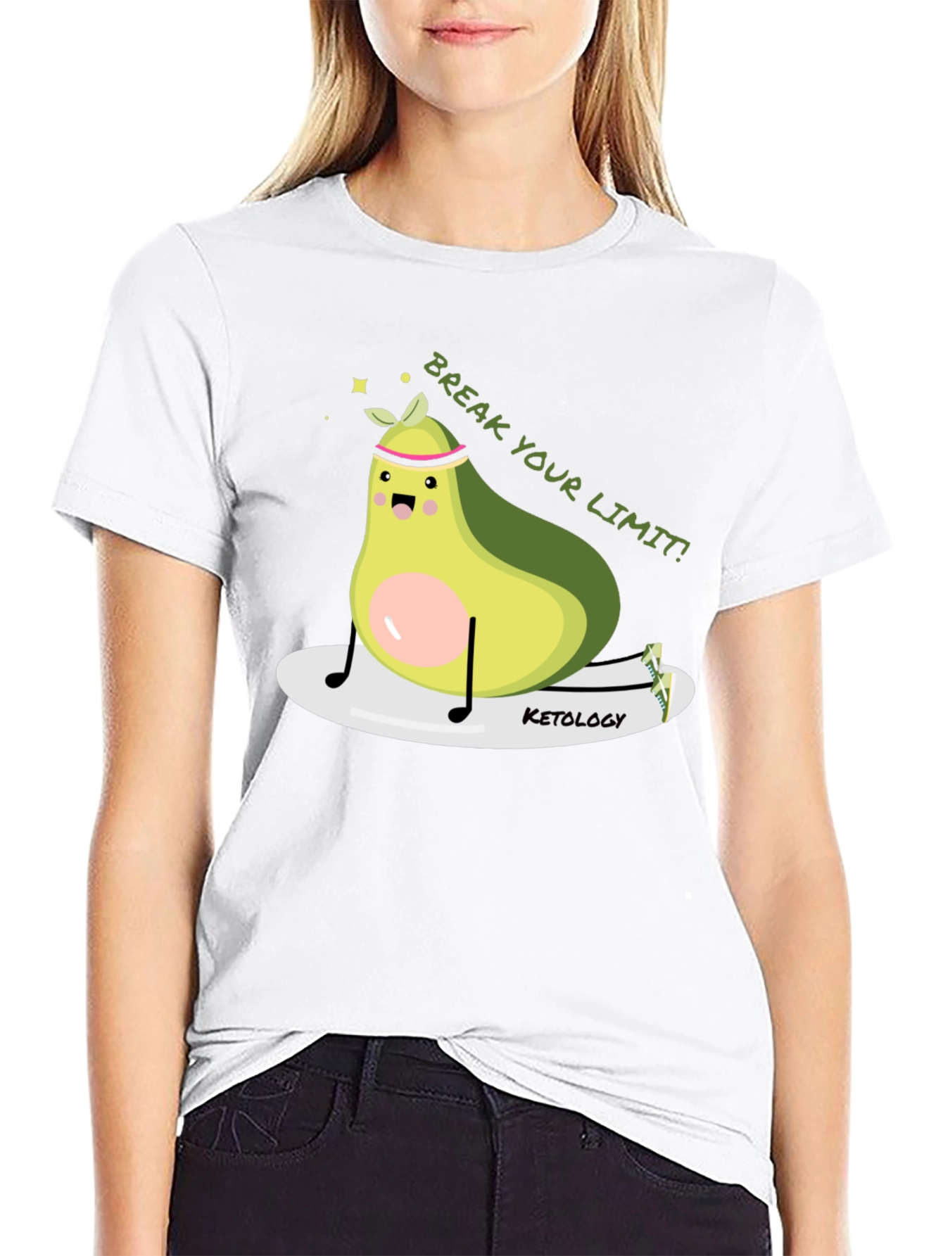 Avocado Gym T-Shirt - Break Your Limit!