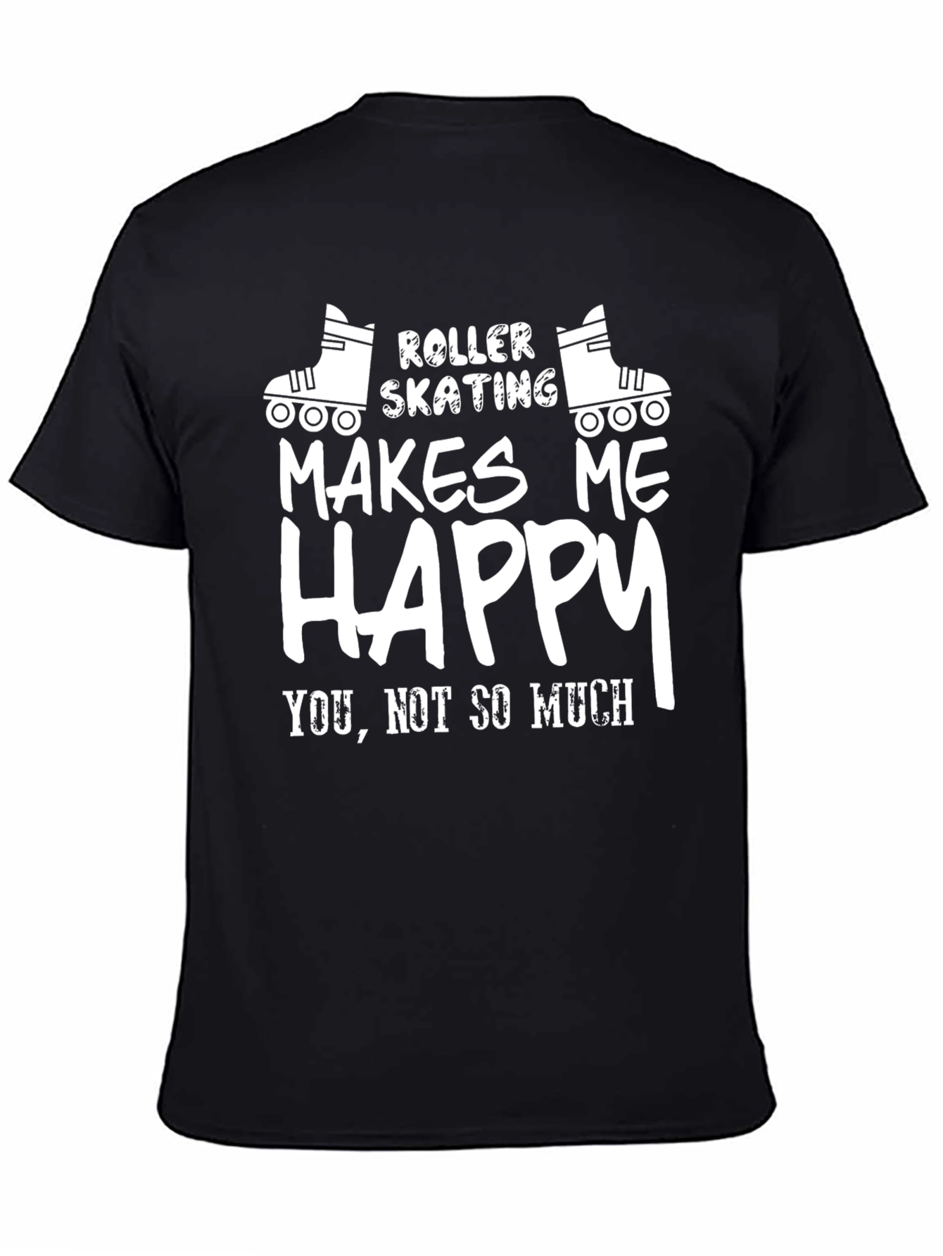 Roller Skating Makes Me Happy T-Shirt