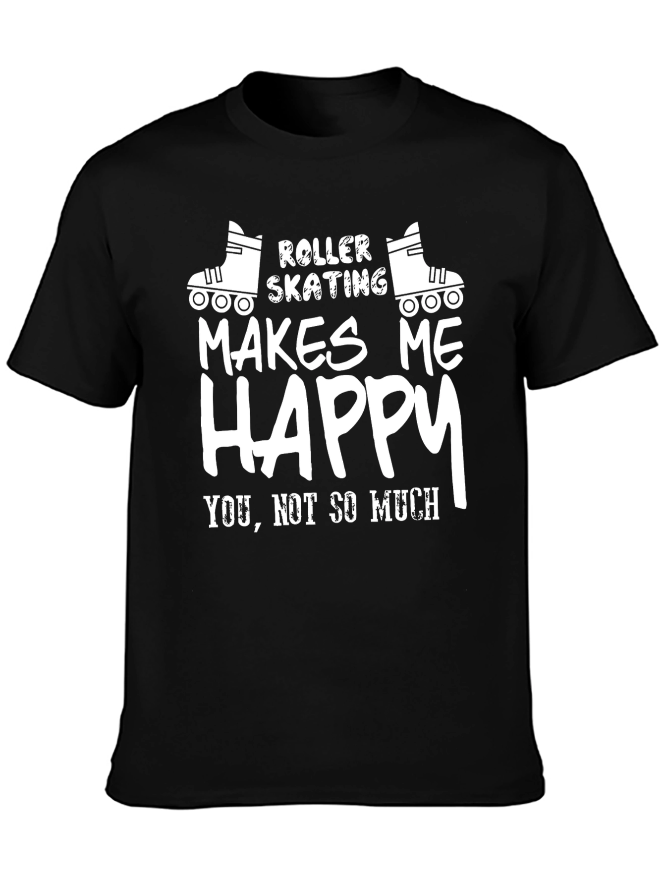 Roller Skating Makes Me Happy T-Shirt