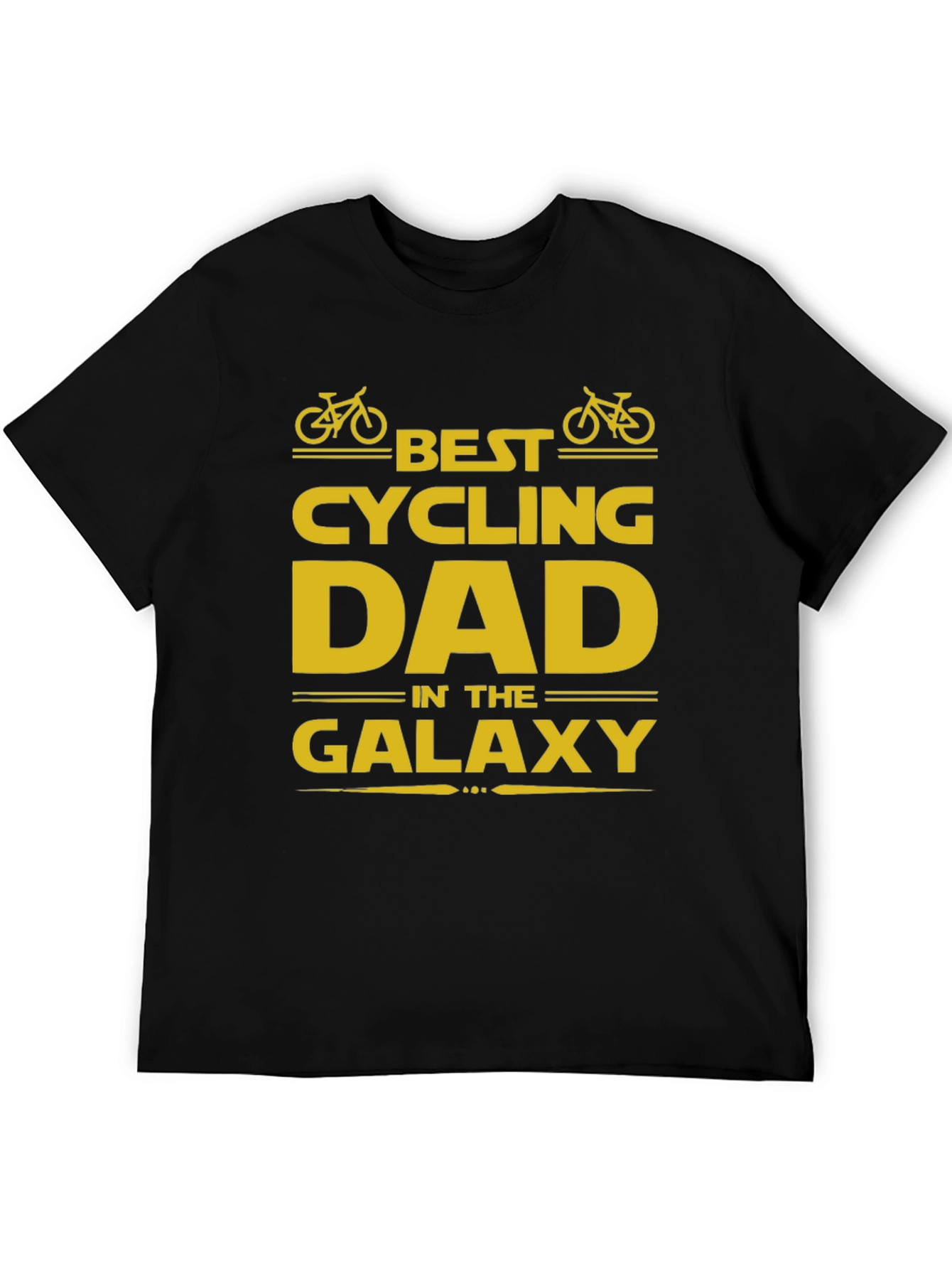 Best Cycling Dad T-Shirt - Galaxy Edition