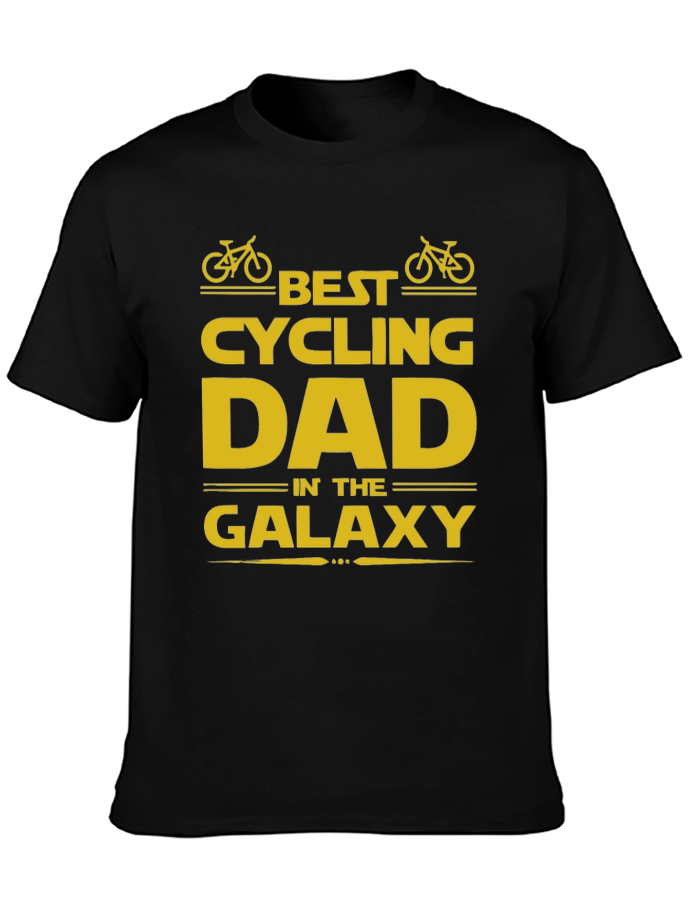 Best Cycling Dad T-Shirt - Galaxy Edition