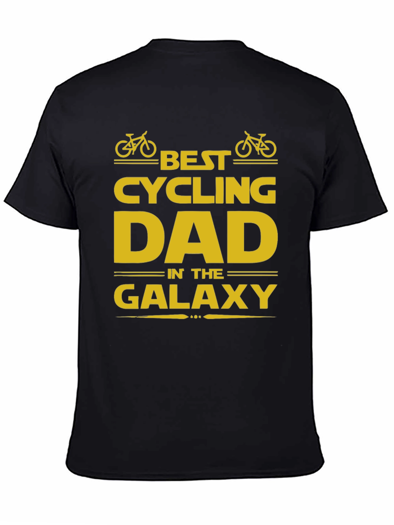 Best Cycling Dad T-Shirt - Galaxy Edition