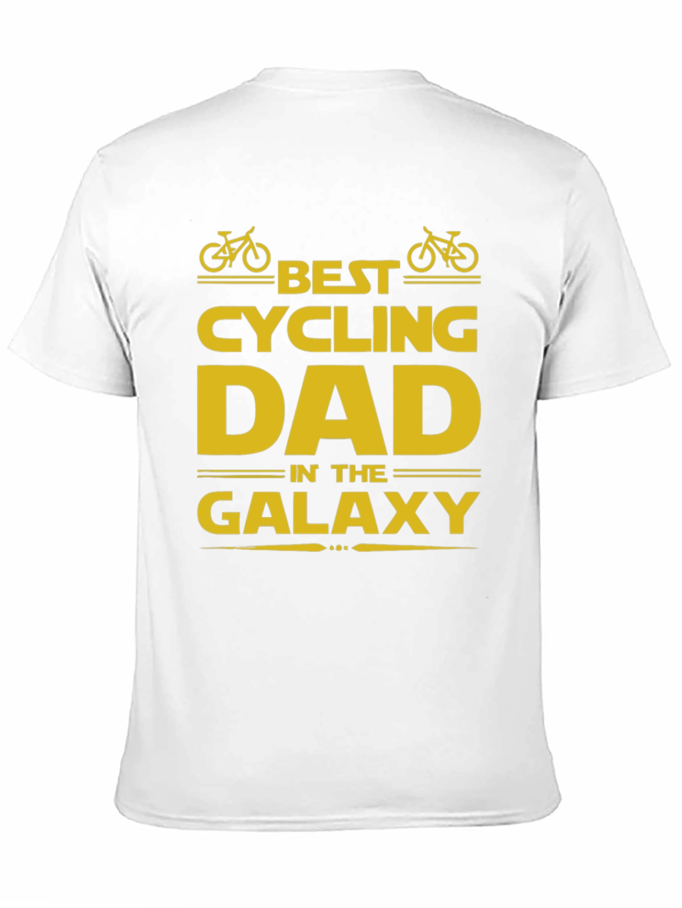 Best Cycling Dad T-Shirt - Galaxy Edition