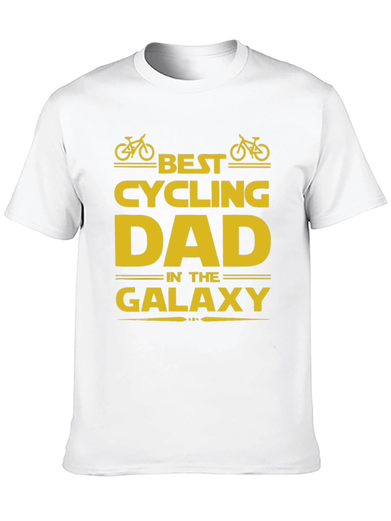 Best Cycling Dad T-Shirt - Galaxy Edition