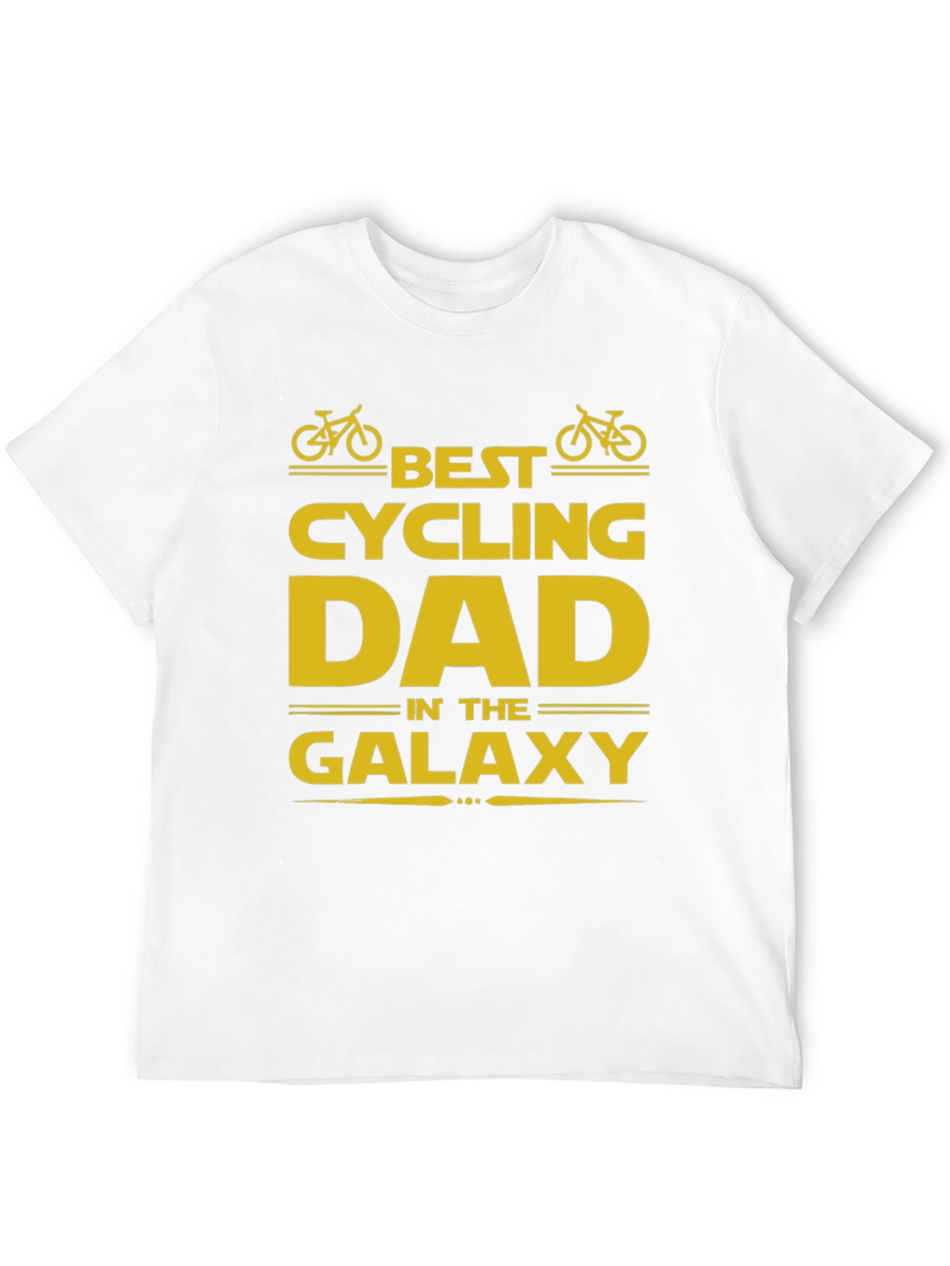 Best Cycling Dad T-Shirt - Galaxy Edition