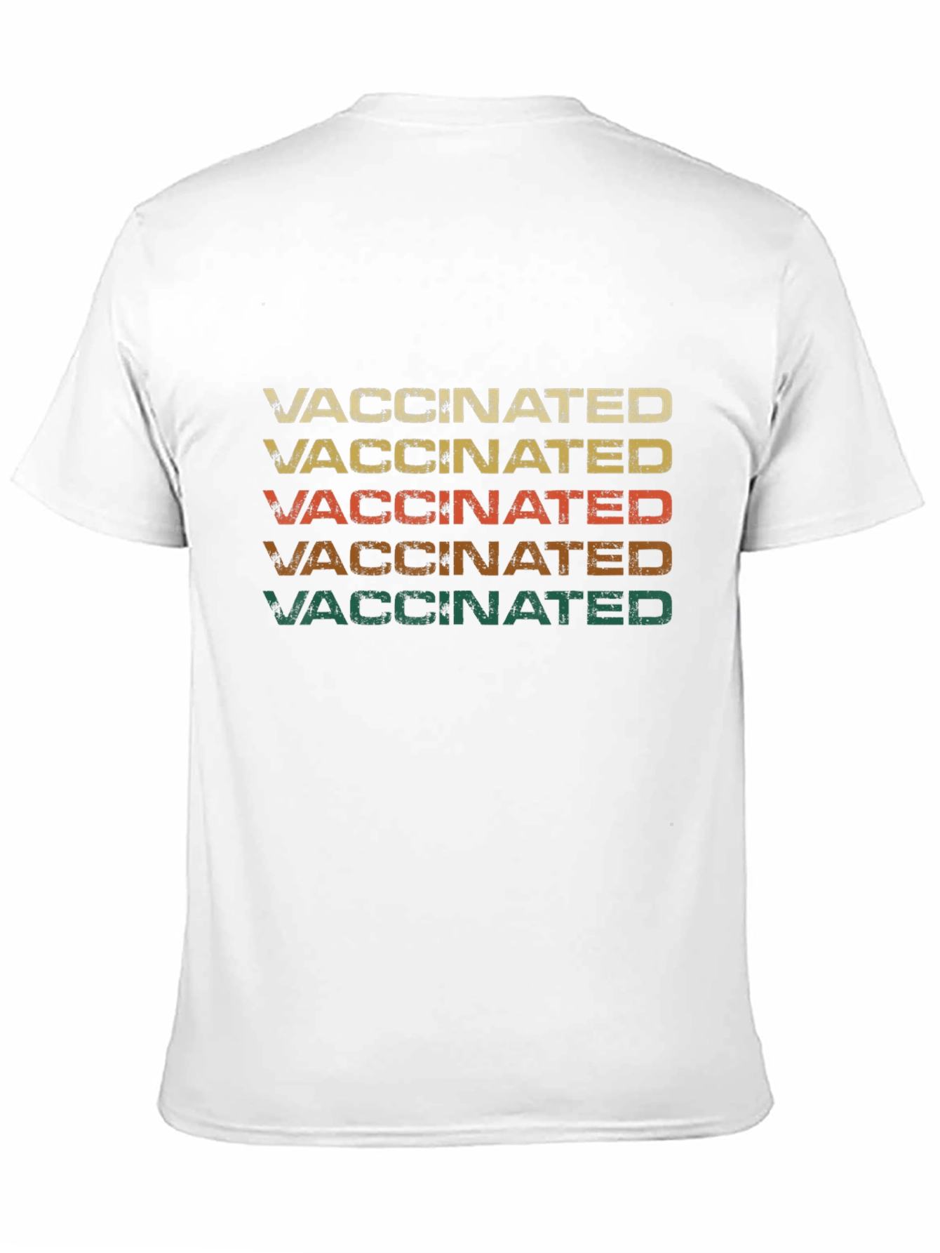 Vaccinated Retro Style T-Shirt
