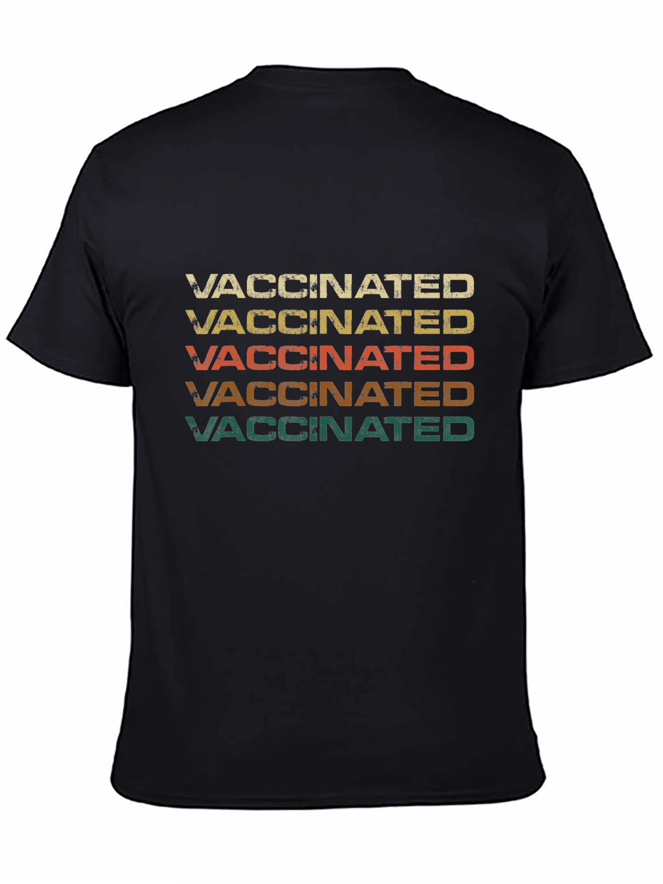 Vaccinated Retro Style T-Shirt