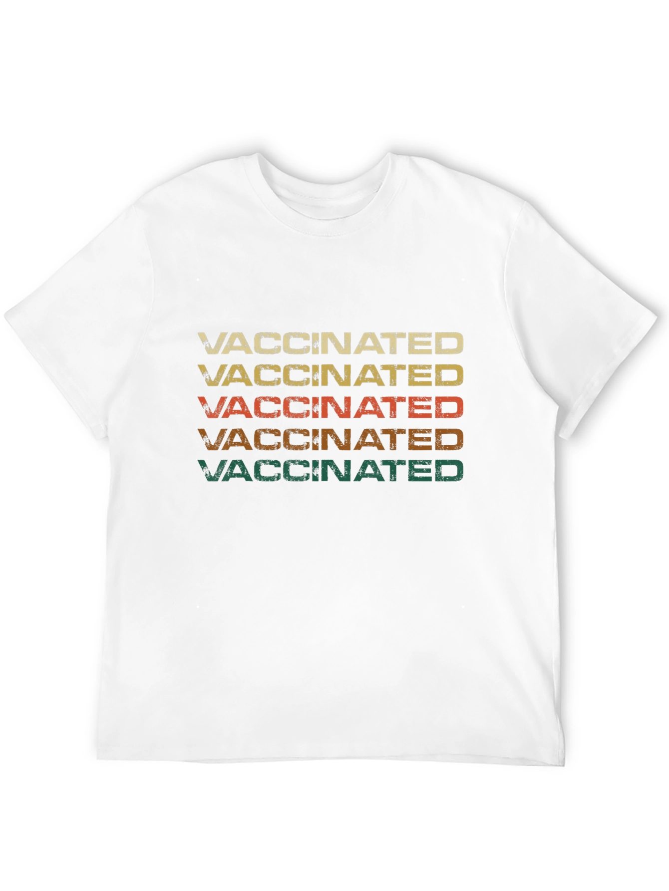 Vaccinated Retro Style T-Shirt