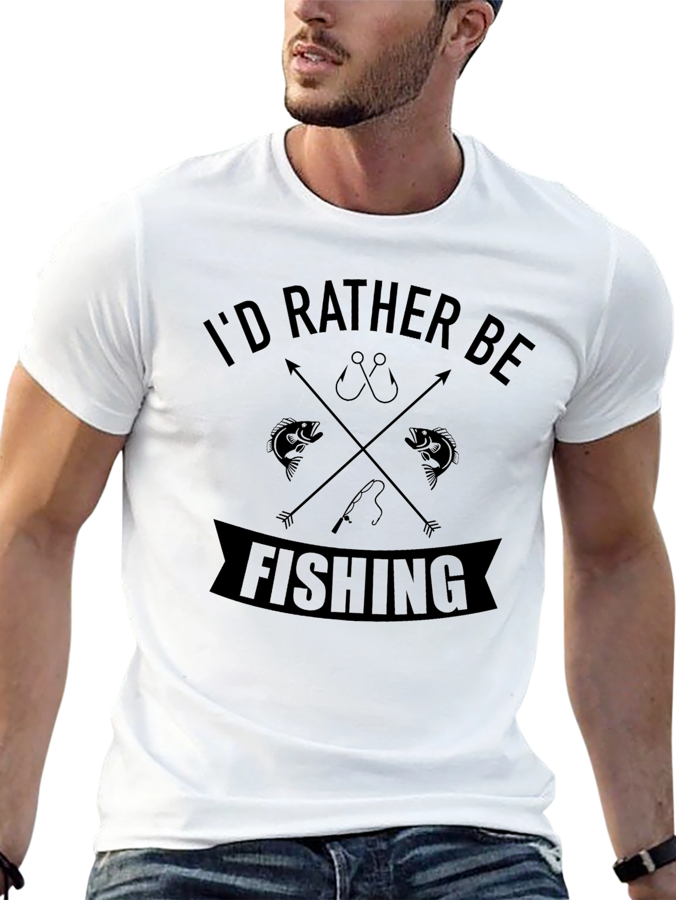 Id Rather Be Fishing T-Shirt