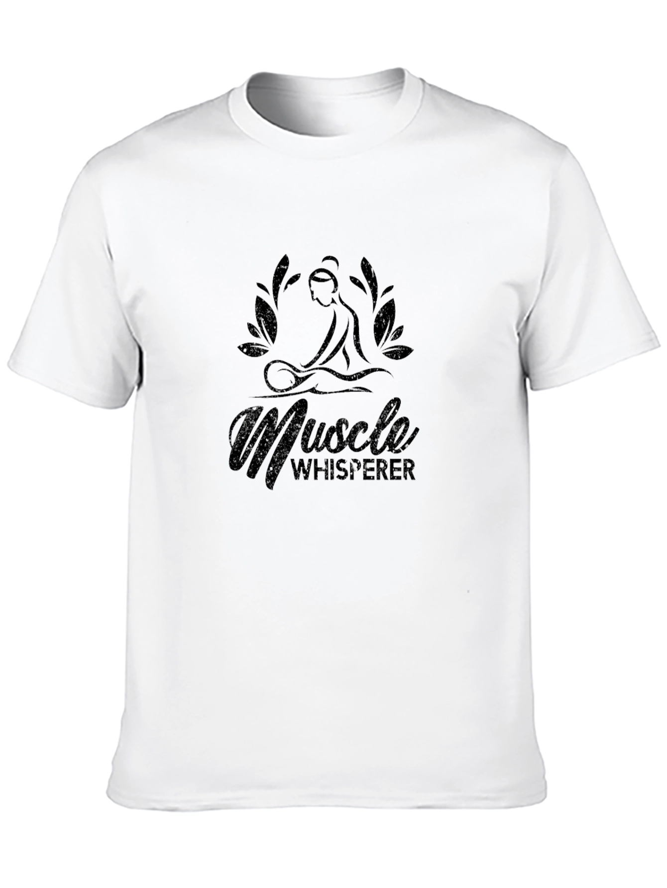 Muscle Whisperer Graphic T-Shirt - Black