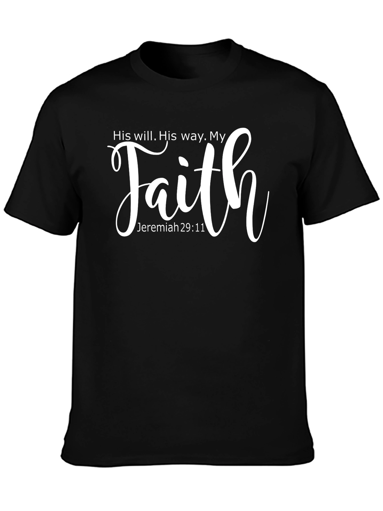 Faith Graphic Tee - Jeremiah 29:11 - Christian T-Shirt