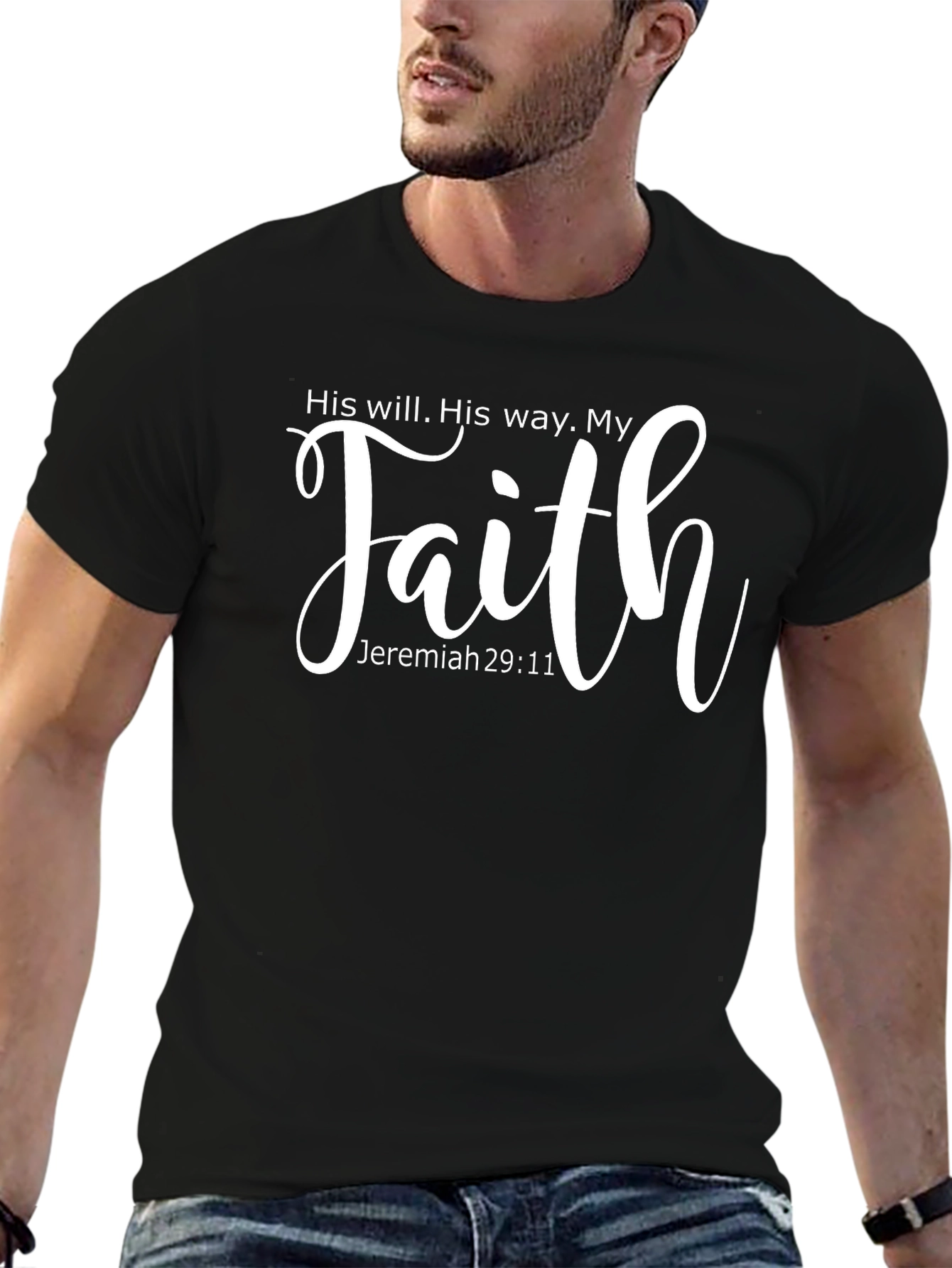 Faith Graphic Tee - Jeremiah 29:11 - Christian T-Shirt