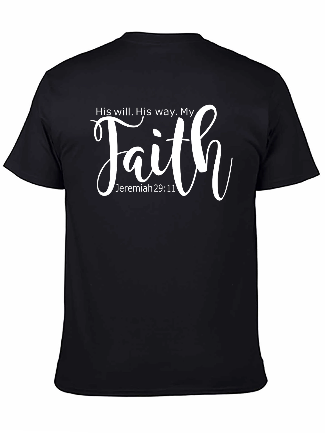 Faith Graphic Tee - Jeremiah 29:11 - Christian T-Shirt
