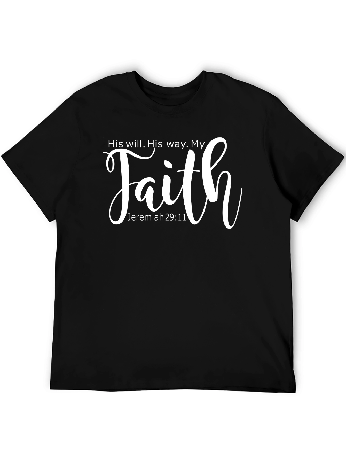 Faith Graphic Tee - Jeremiah 29:11 - Christian T-Shirt