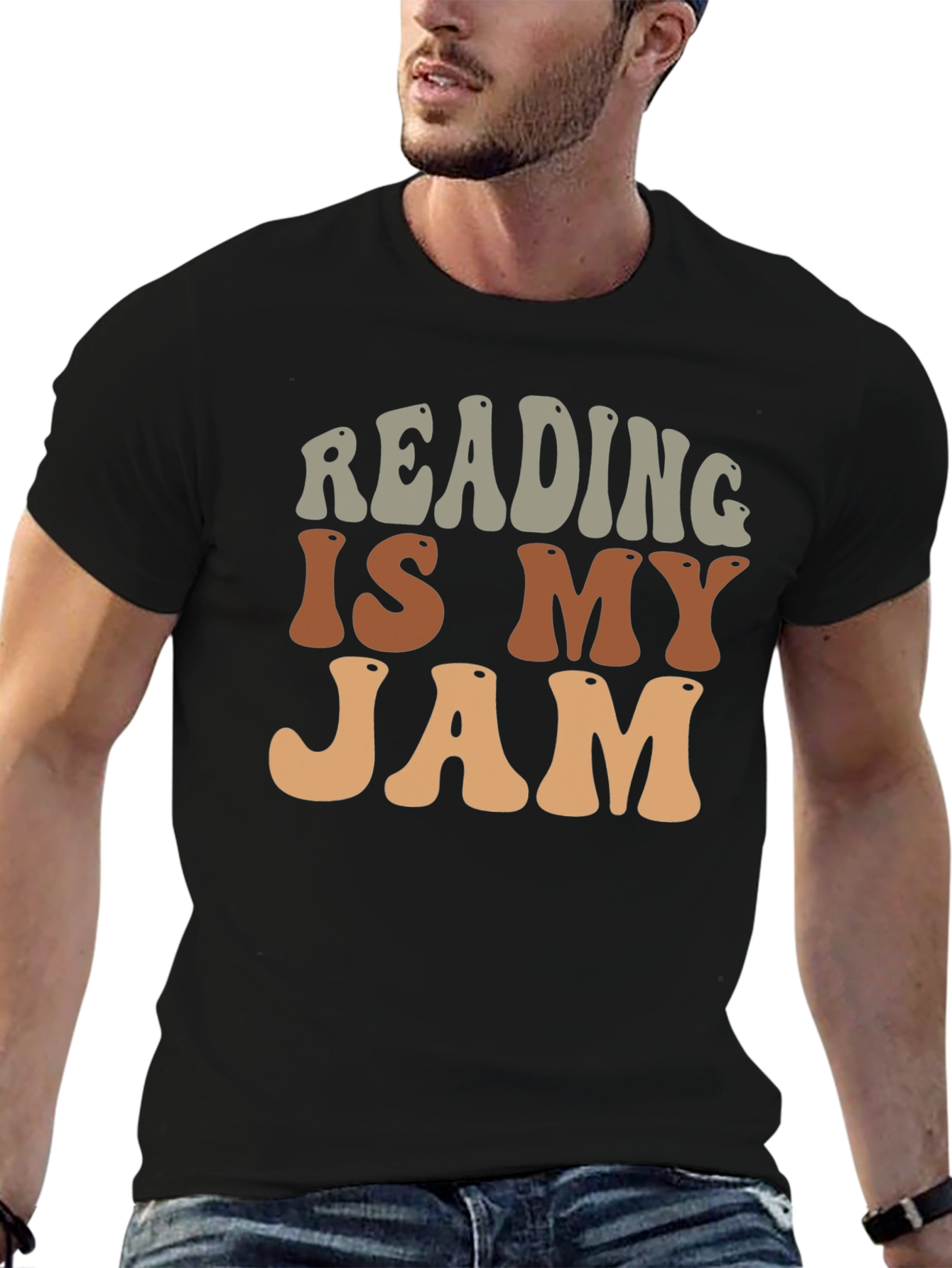 Reading Is My Jam Retro Graphic Tee
