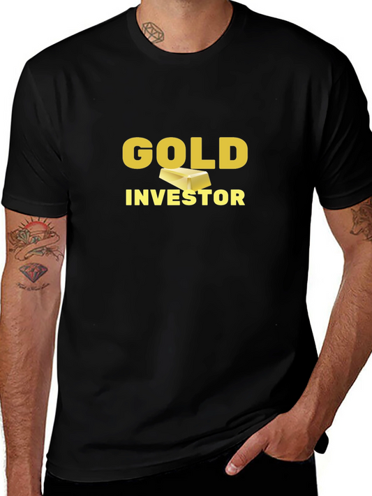 Gold Investor T-Shirt - Bullion Design