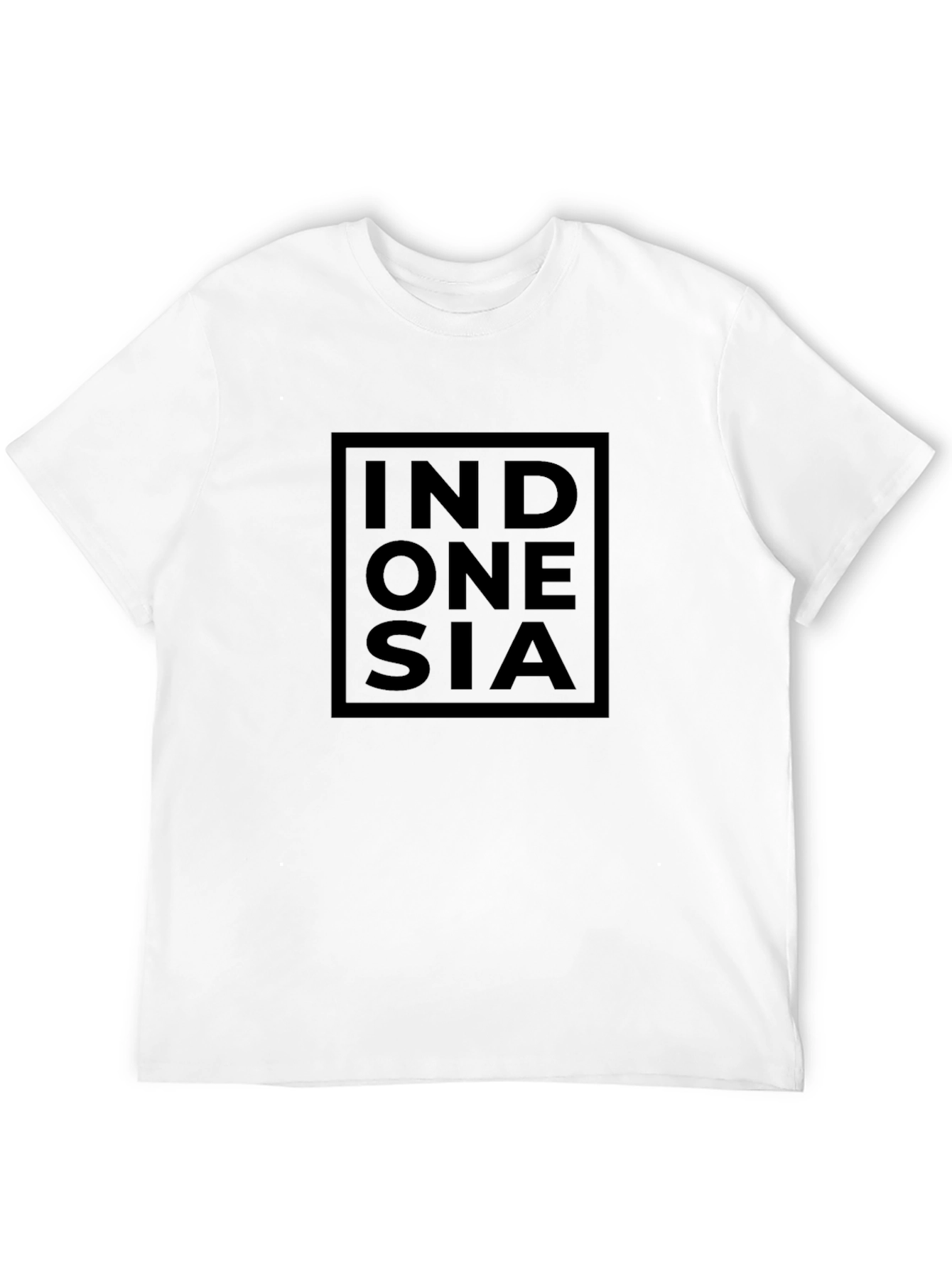 Indonesia Graphic T-Shirt - Black Tee for Men