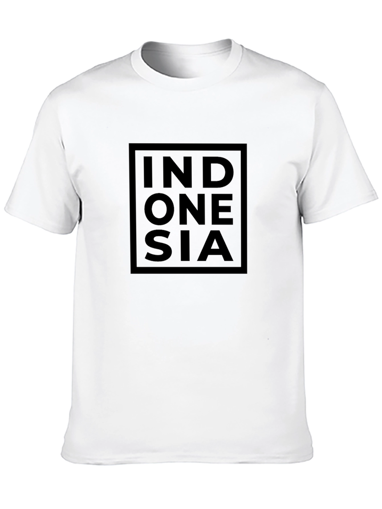 Indonesia Graphic T-Shirt - Black Tee for Men