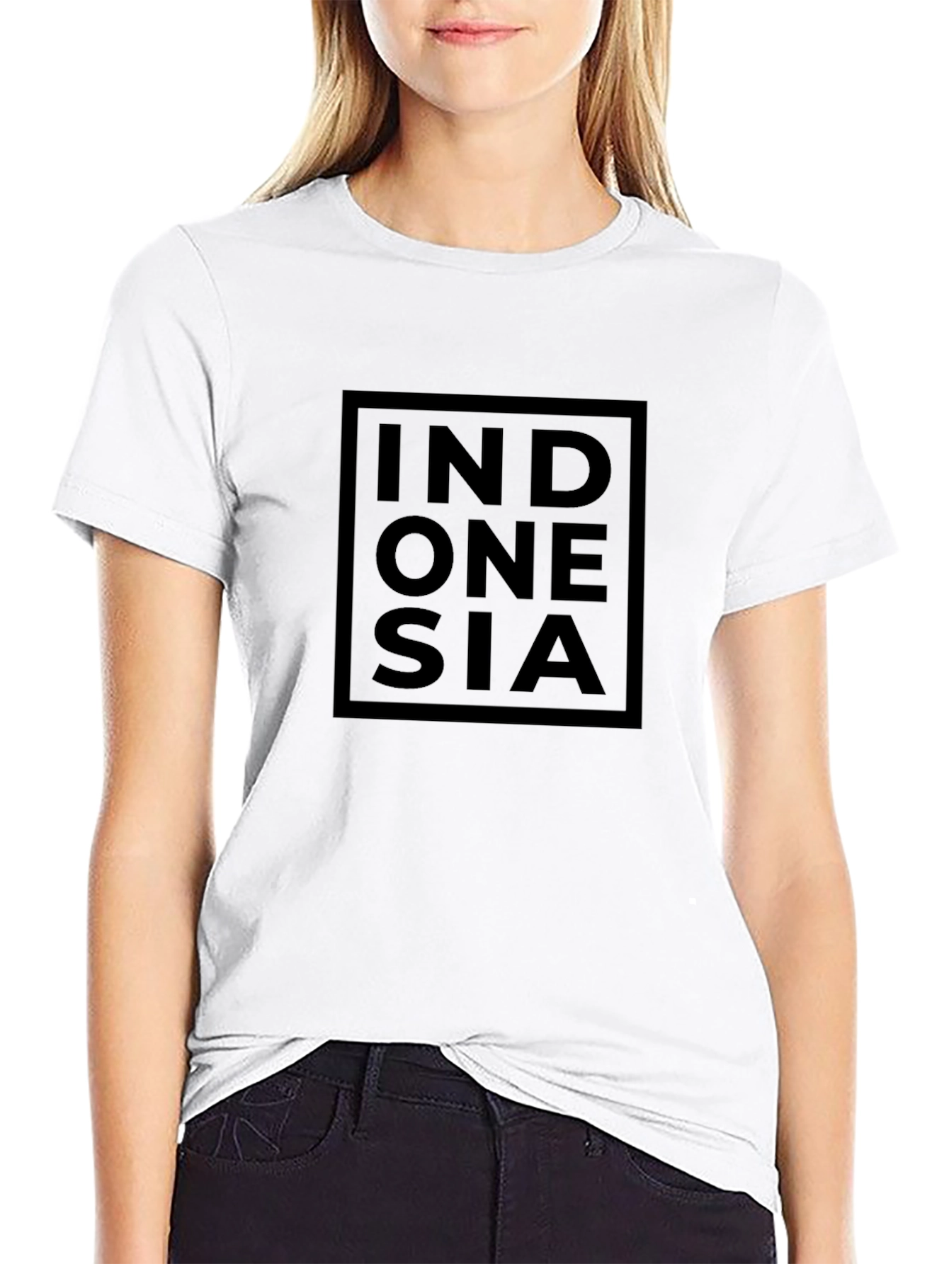 Indonesia Graphic T-Shirt - Black Tee for Men