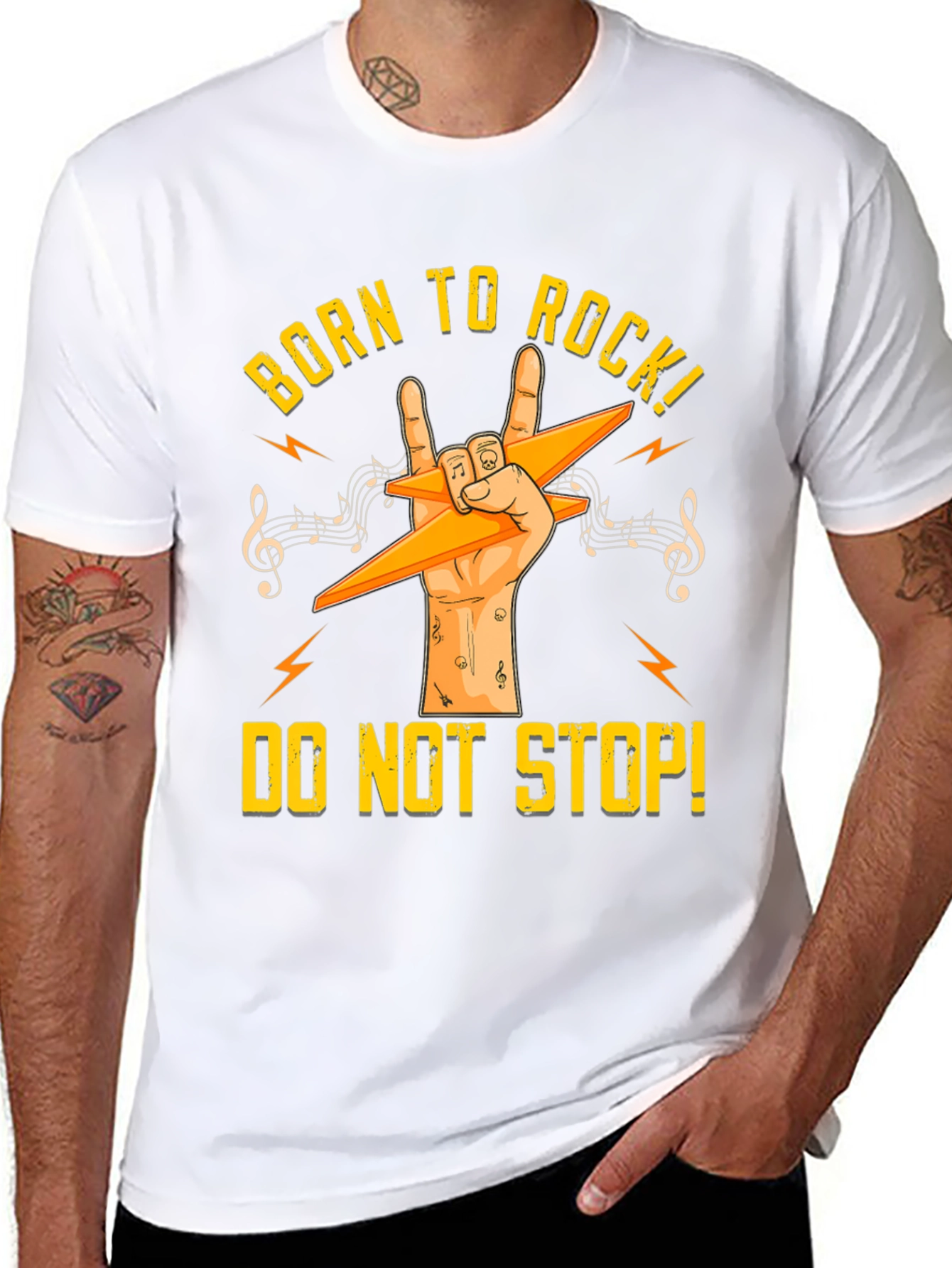 Born to Rock Graphic T-Shirt