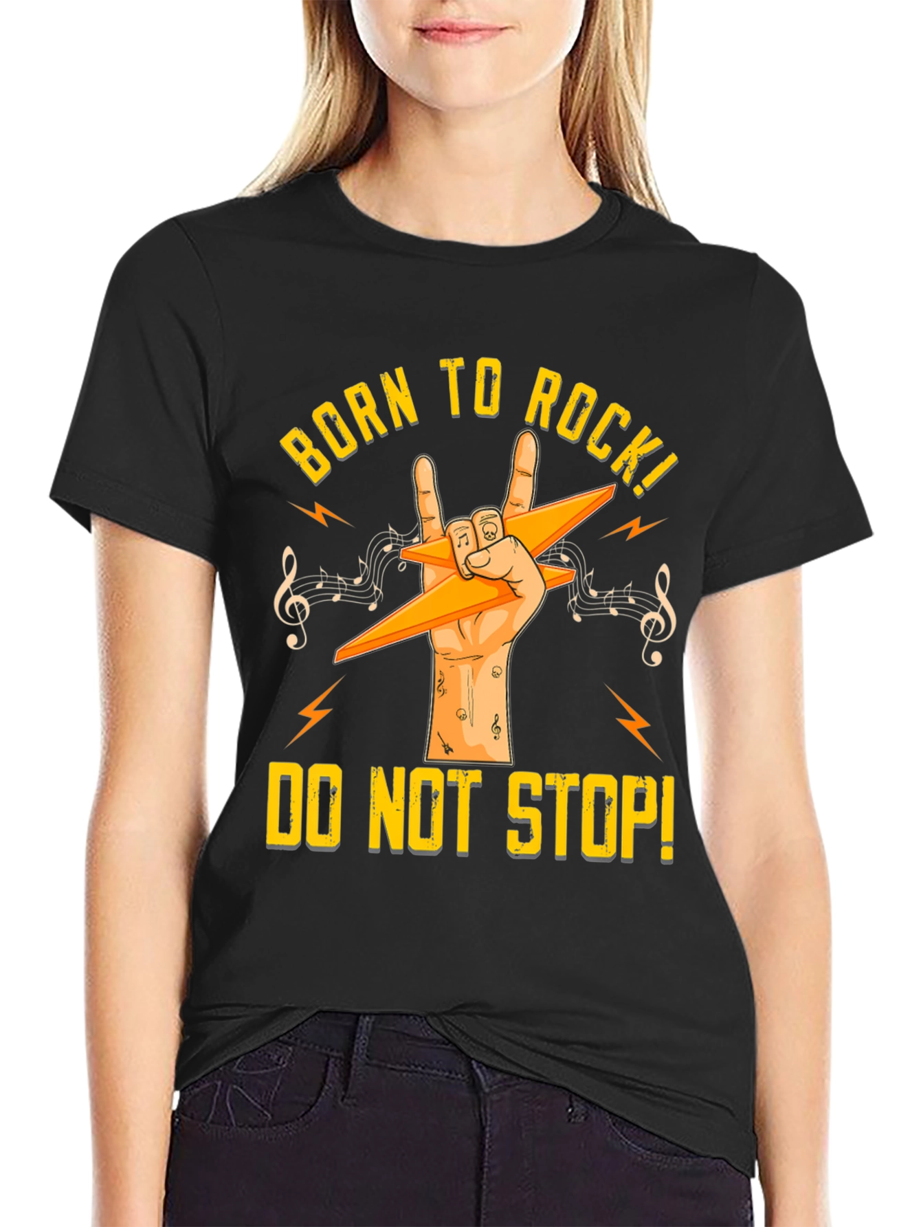 Born to Rock Graphic T-Shirt
