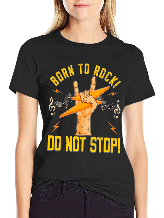 Born to Rock Graphic T-Shirt