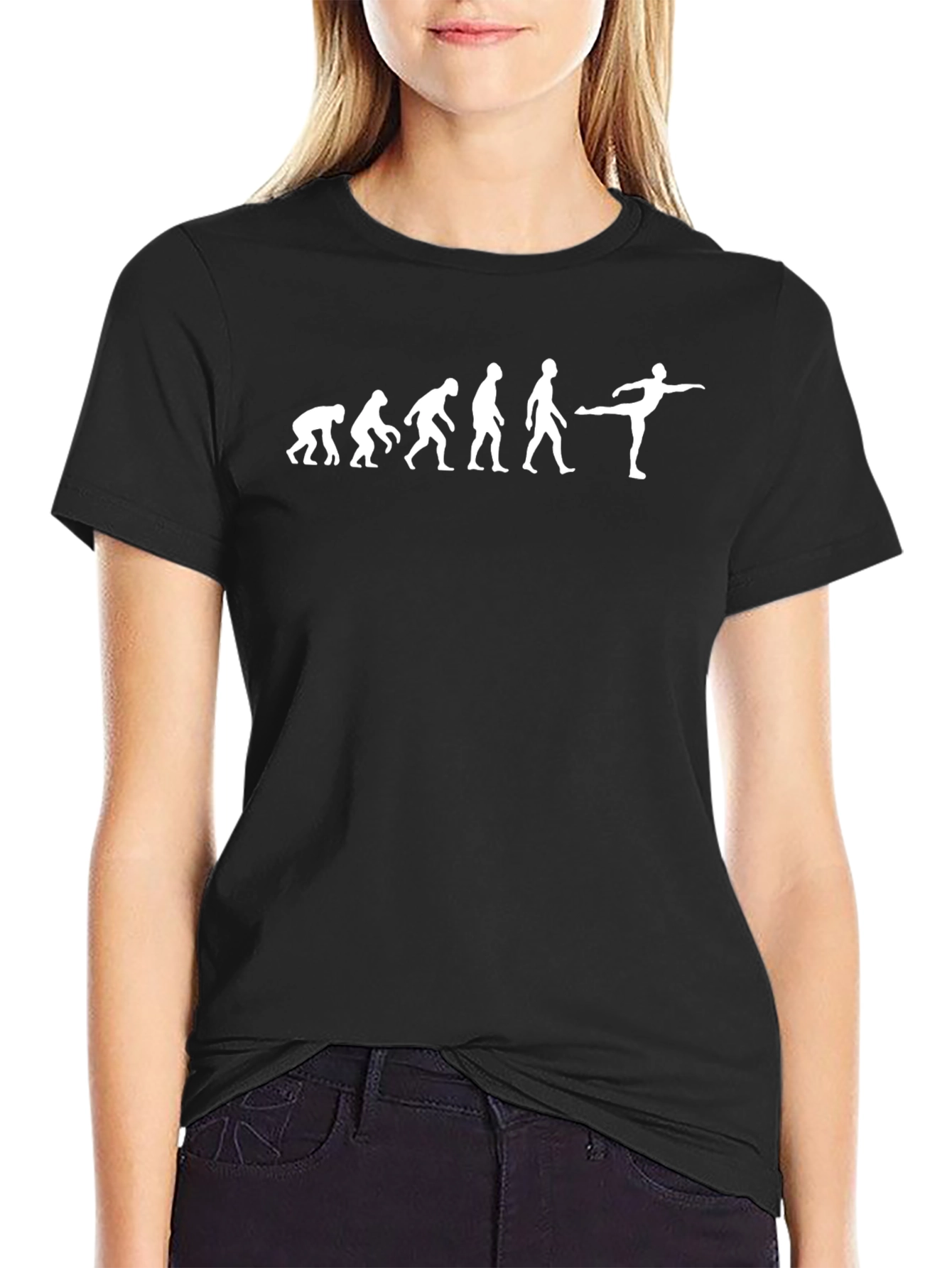 Ballet Evolution Graphic Tee - Dancer Humor T-Shirt