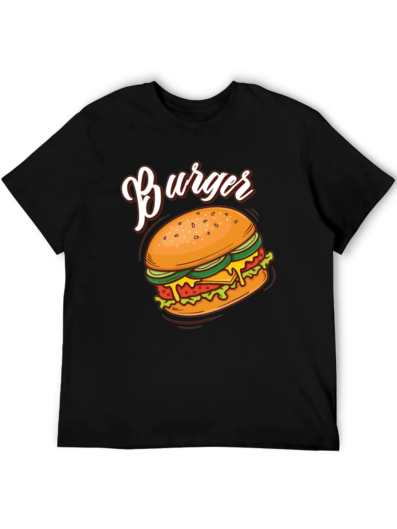 Burger Graphic T-Shirt - Foodie Fashion