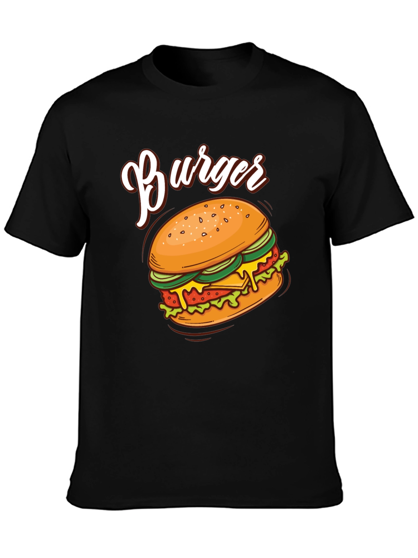 Burger Graphic T-Shirt - Foodie Fashion