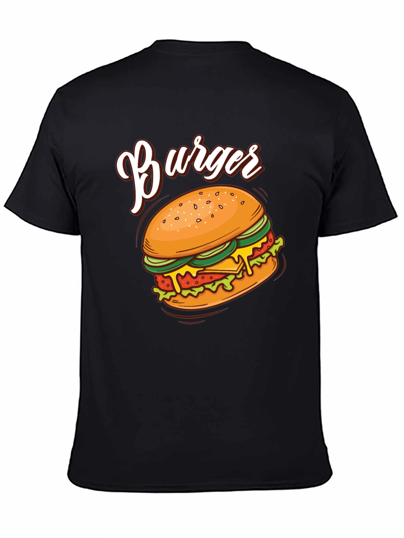Burger Graphic T-Shirt - Foodie Fashion