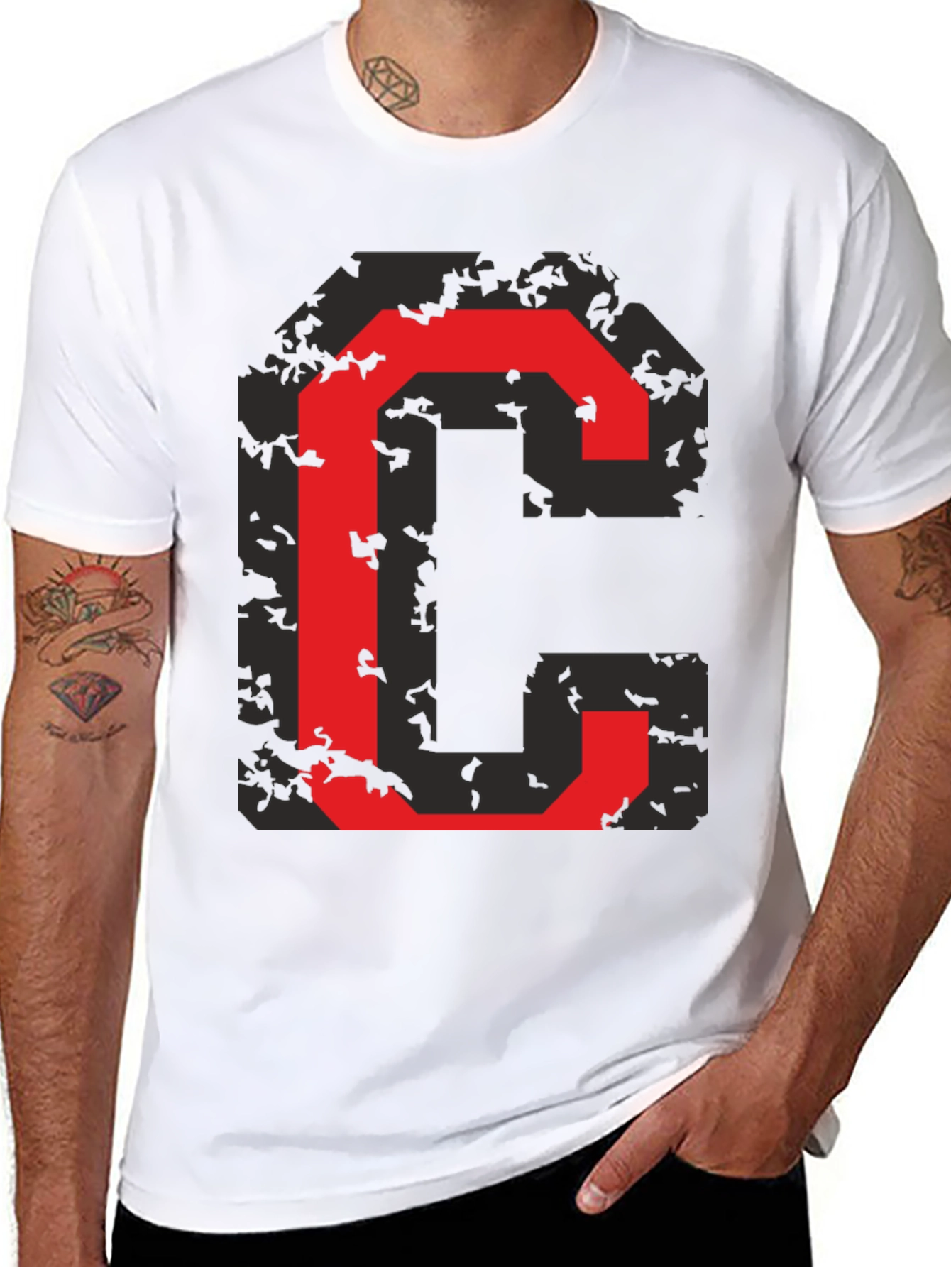 Graphic Tee - Red Letter C
