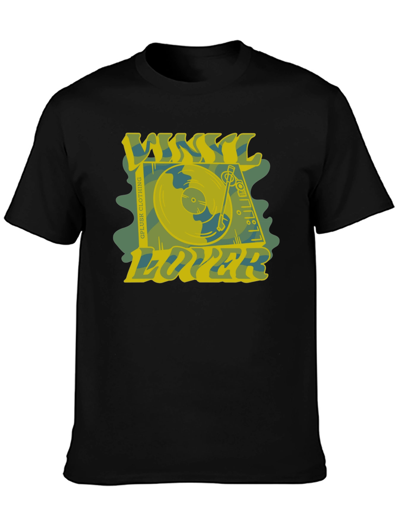 Vinyl Lover Graphic Tee - Retro Music Shirt
