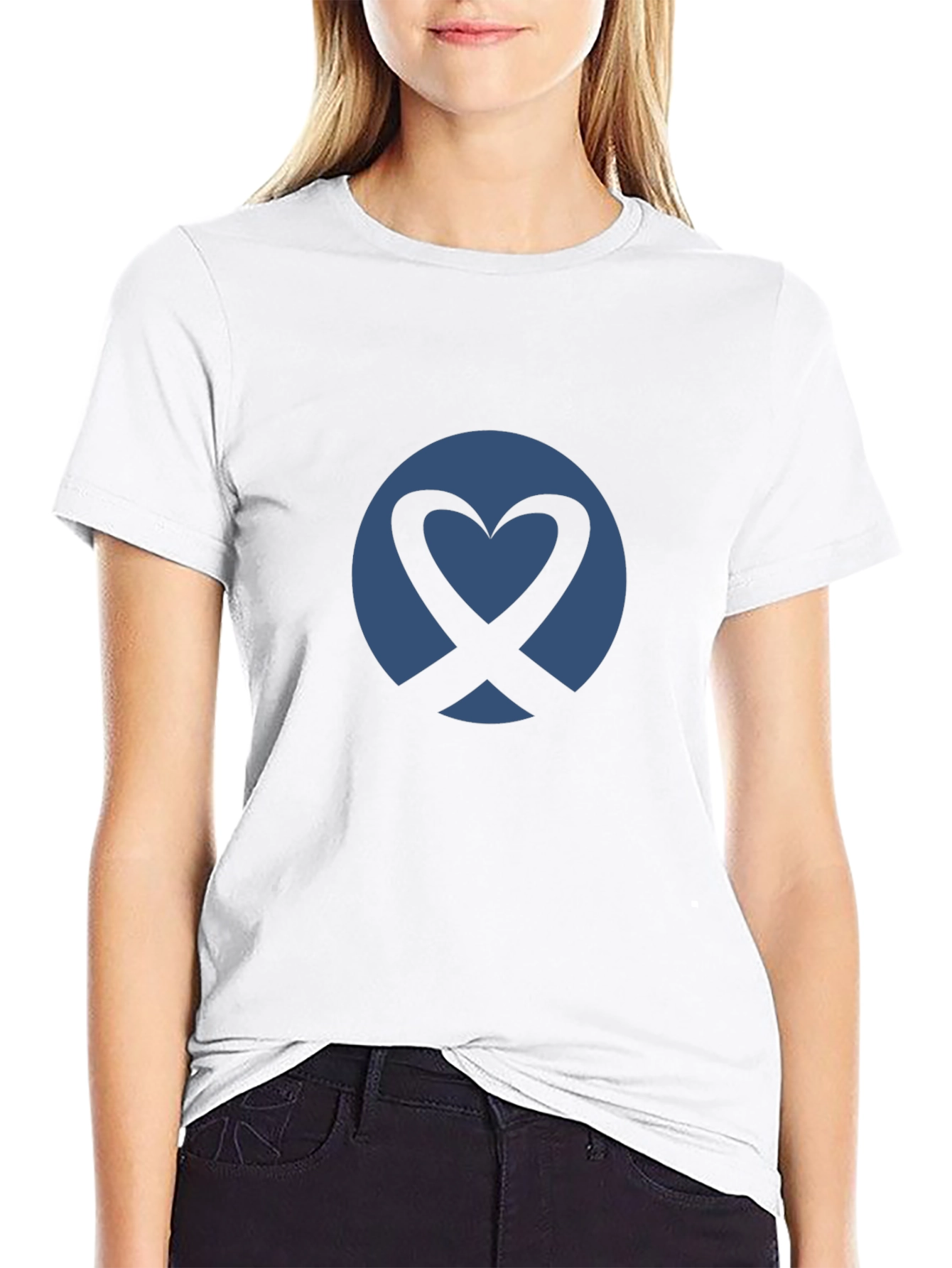 Heart X Graphic Tee - Mens Black T-Shirt