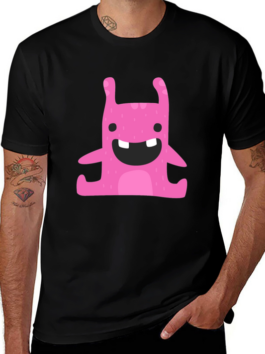 Pink Monster Graphic T-Shirt