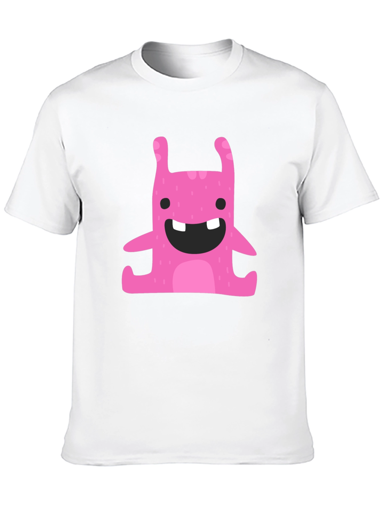 Pink Monster Graphic T-Shirt