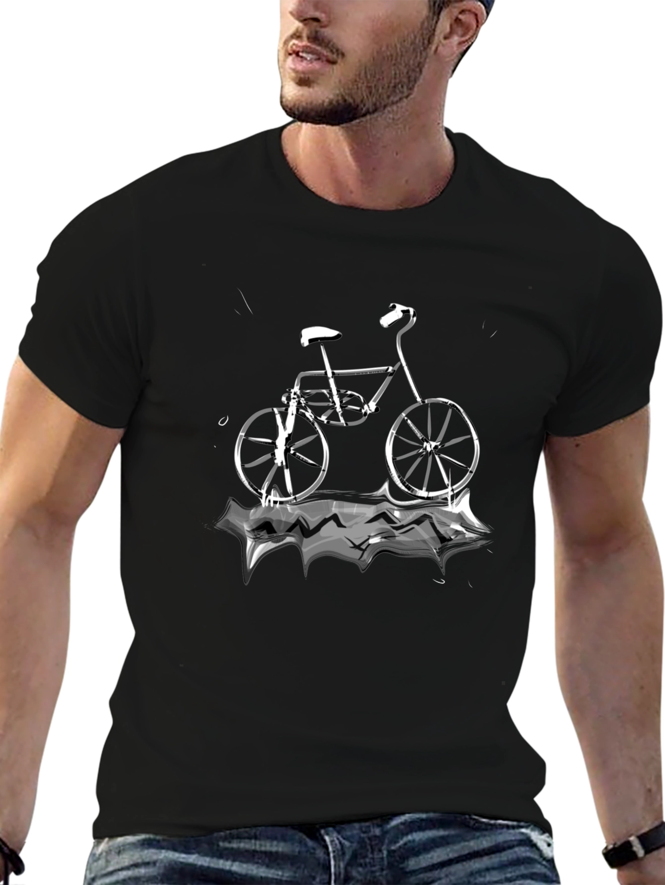 Bike Graphic Tee - Cool & Casual
