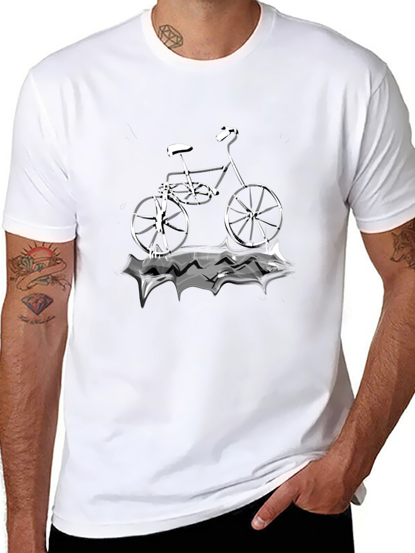Bike Graphic Tee - Cool & Casual