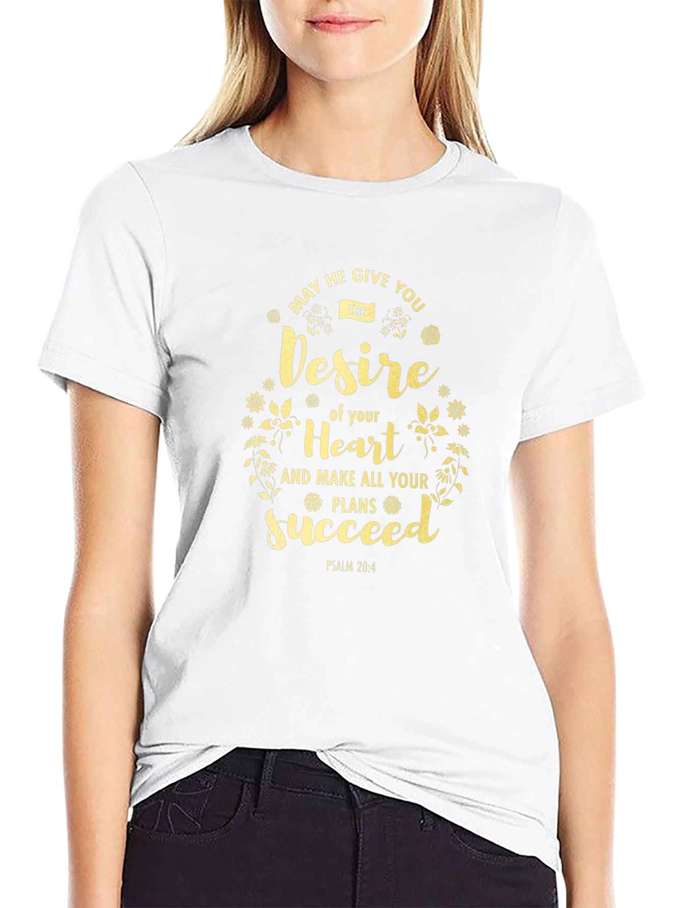 Inspirational Desire of Your Heart Graphic Tee