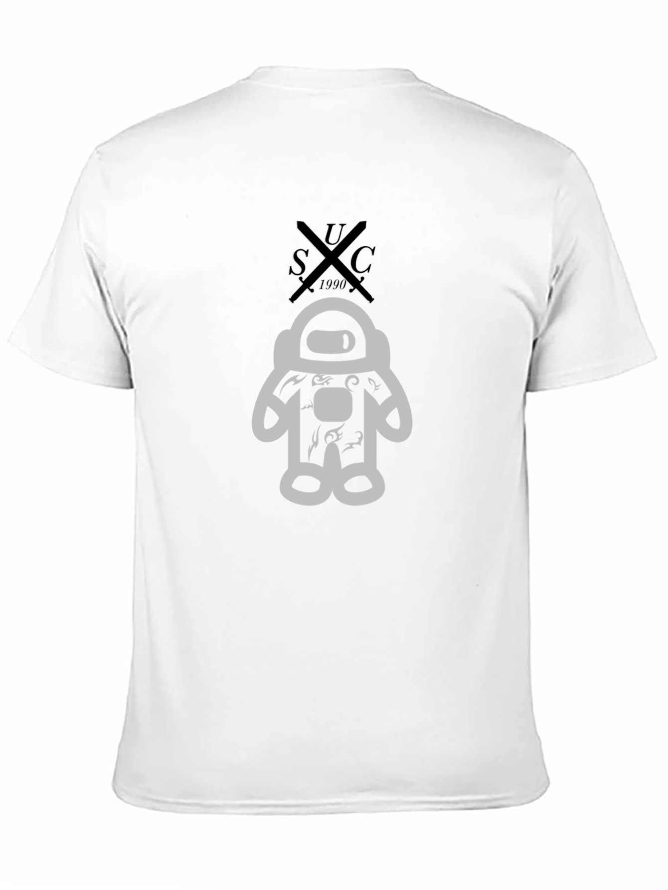 Astronaut Graphic Black T-Shirt - Cool Casual Tee