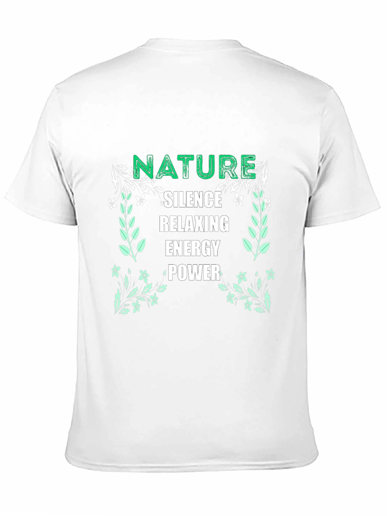Nature Inspired Black T-Shirt