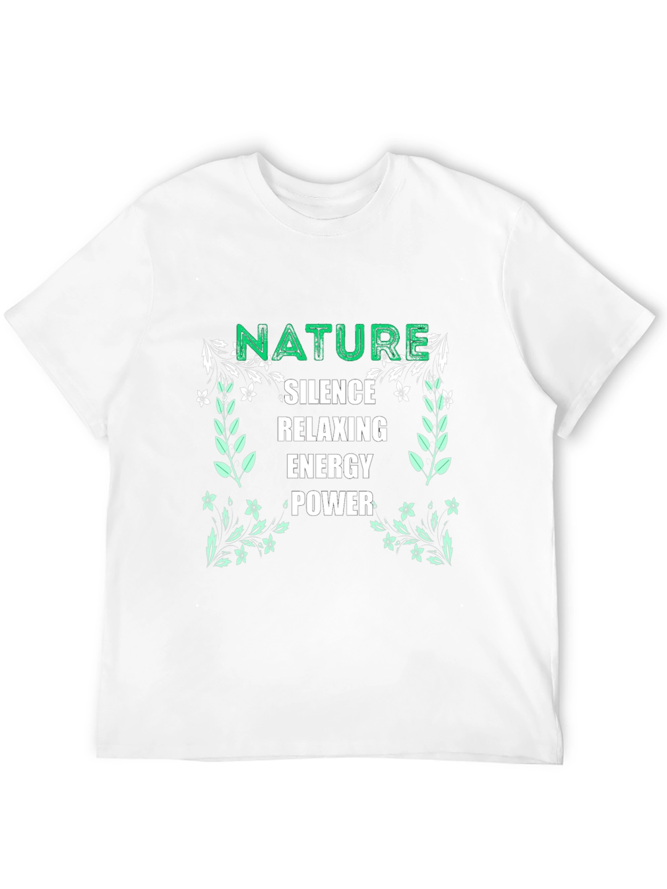 Nature Inspired Black T-Shirt