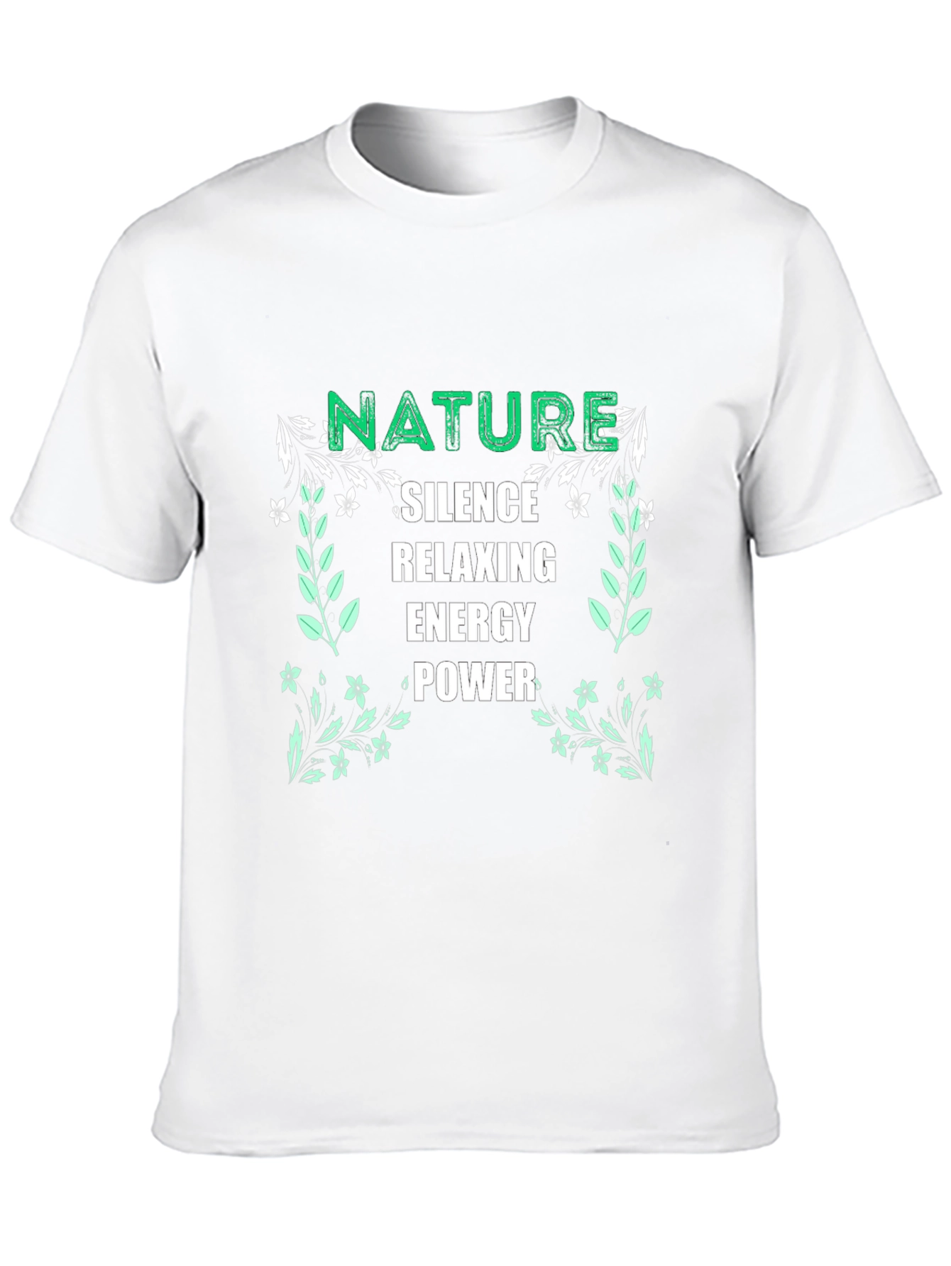 Nature Inspired Black T-Shirt