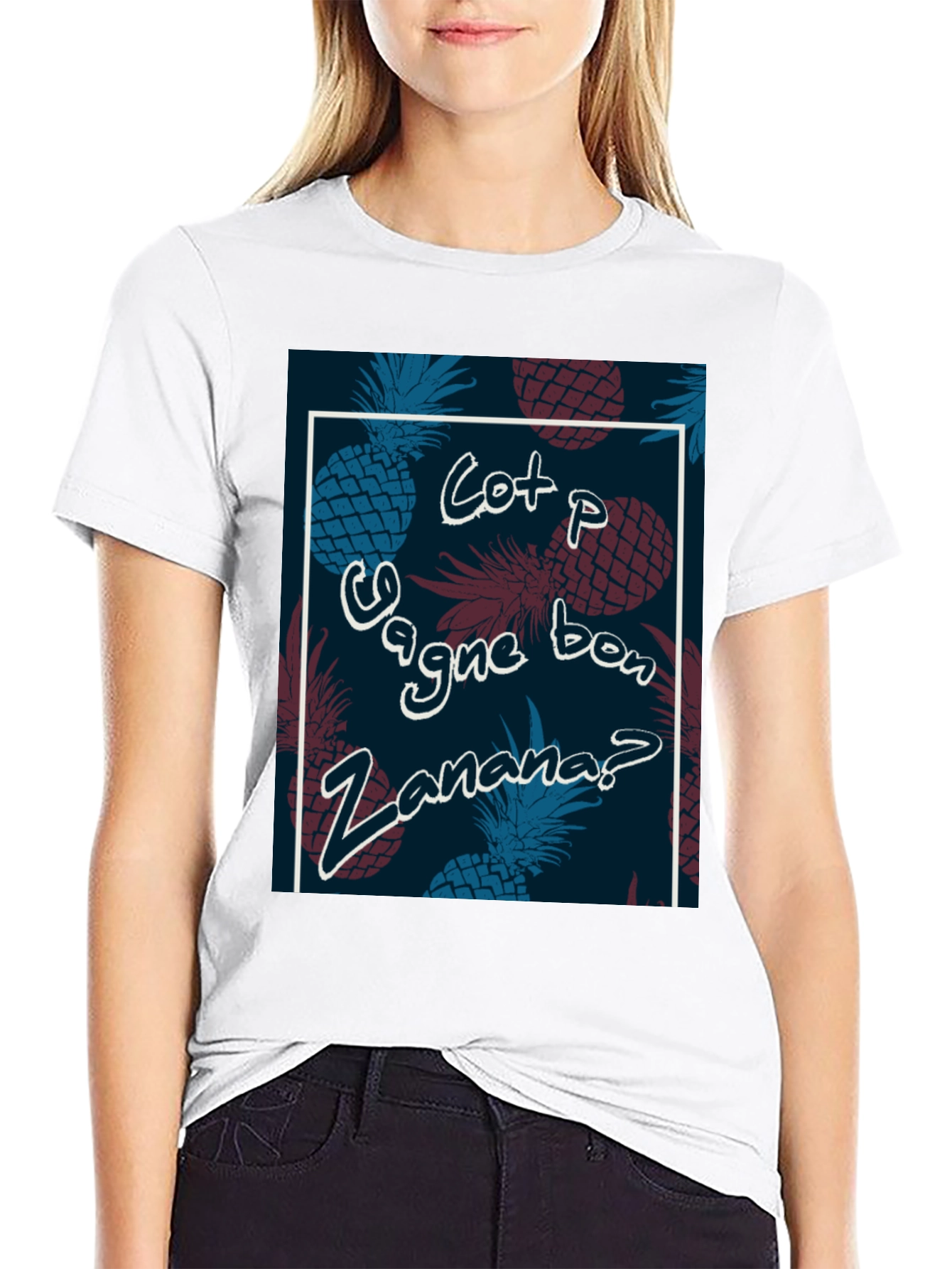 Tropical Pineapple Graphic Tee