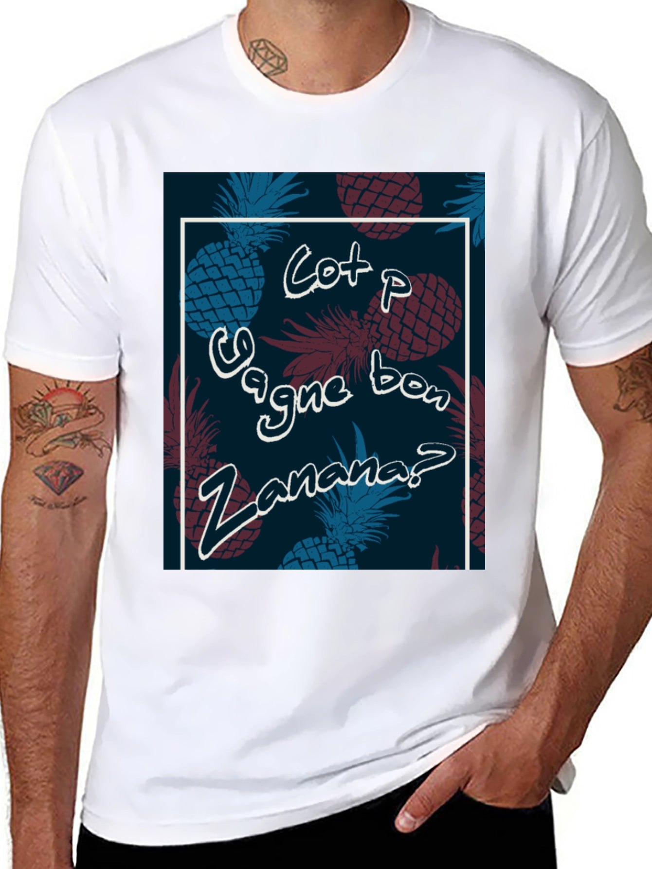 Tropical Pineapple Graphic Tee