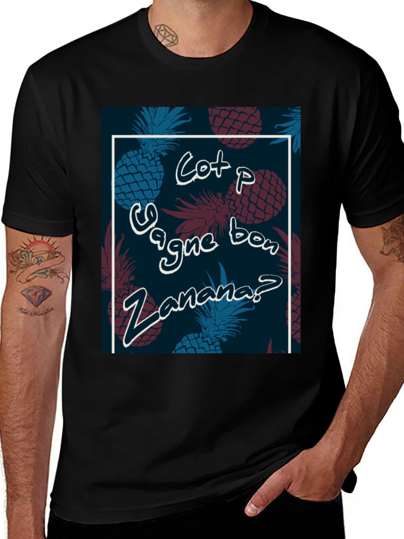 Tropical Pineapple Graphic Tee