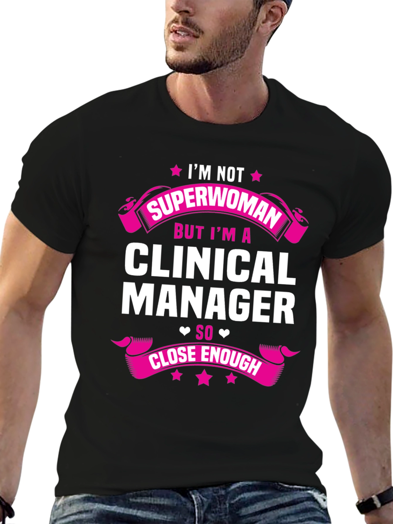 Clinical Manager Superwoman Graphic T-Shirt