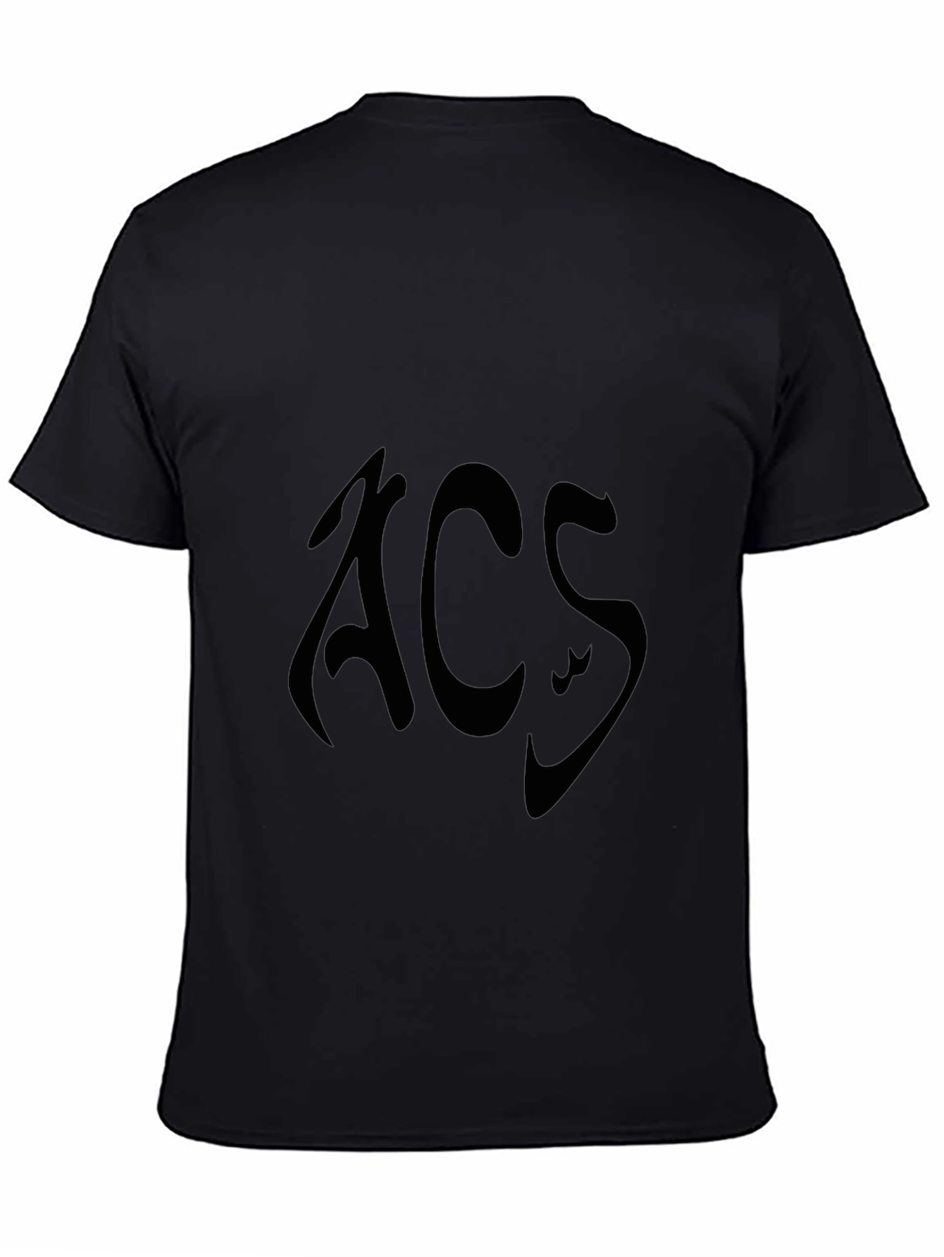 Black Graphic Tee - ACS Design