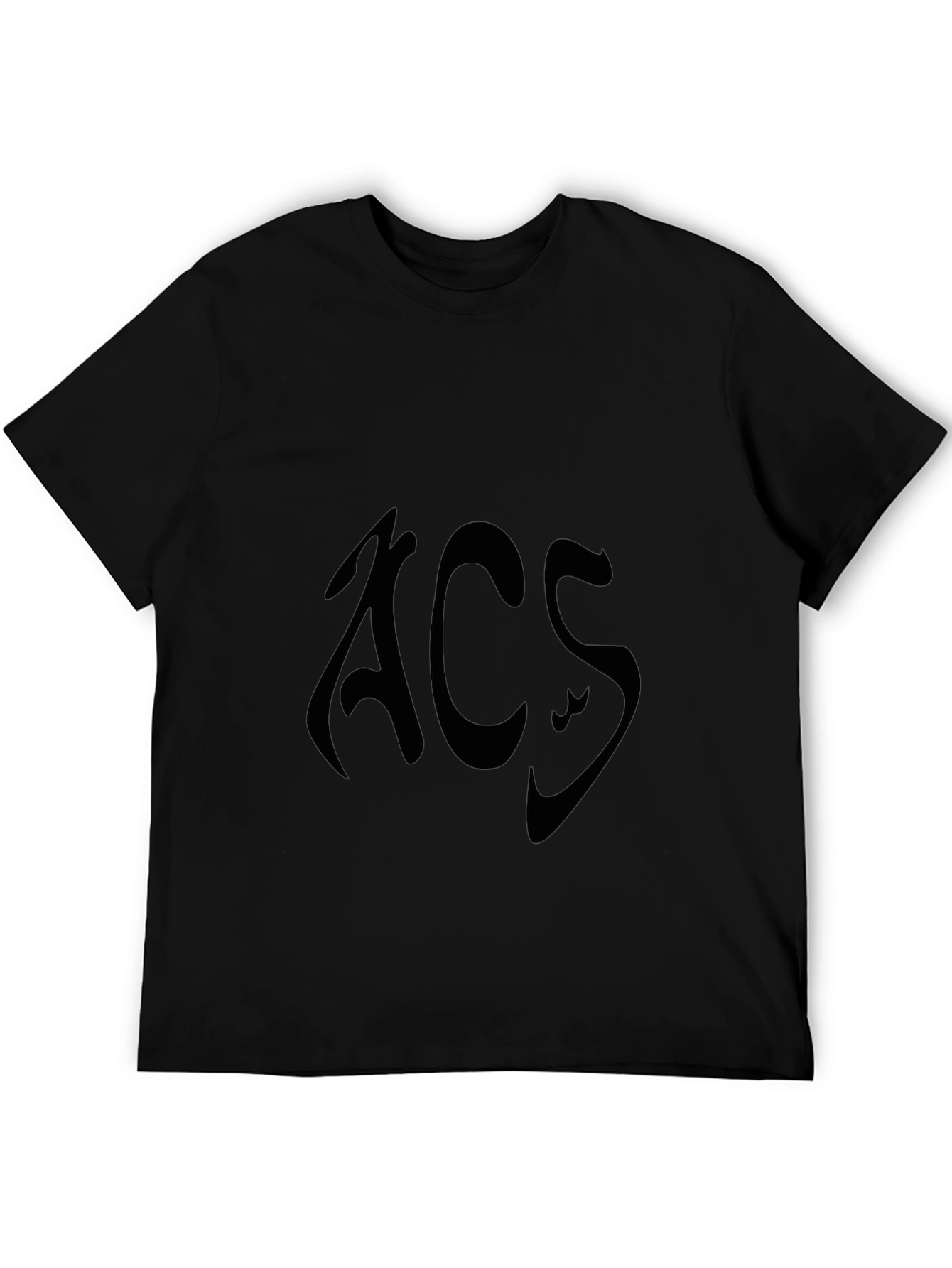Black Graphic Tee - ACS Design
